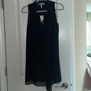 BNWT BCBGENERATION black pullover tank dress size XS with v-neck